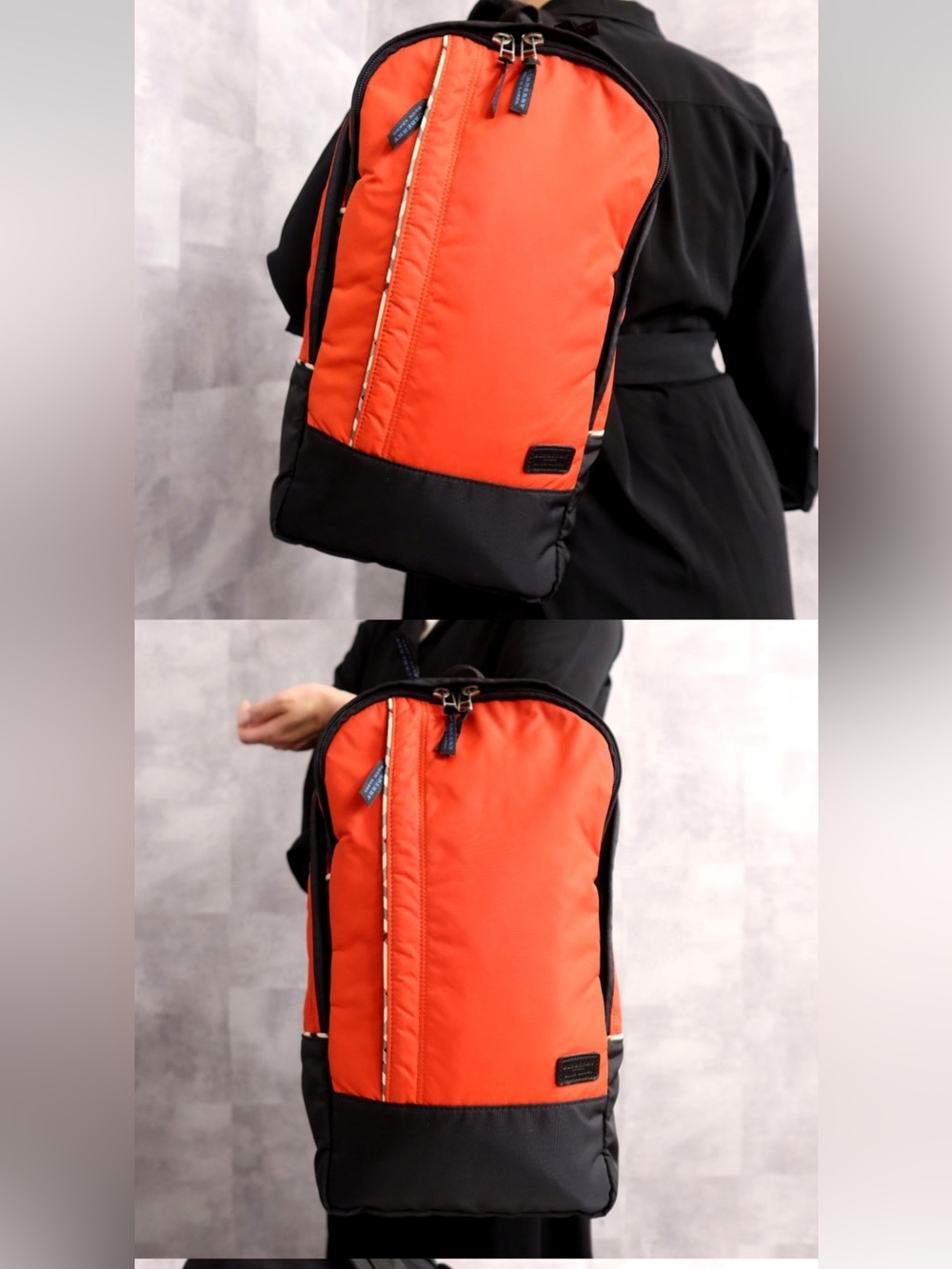 Burberry blue label Orange Backpack - - Picture 2 of 10